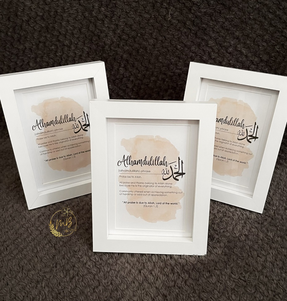 Alhamdulillah Definition Print