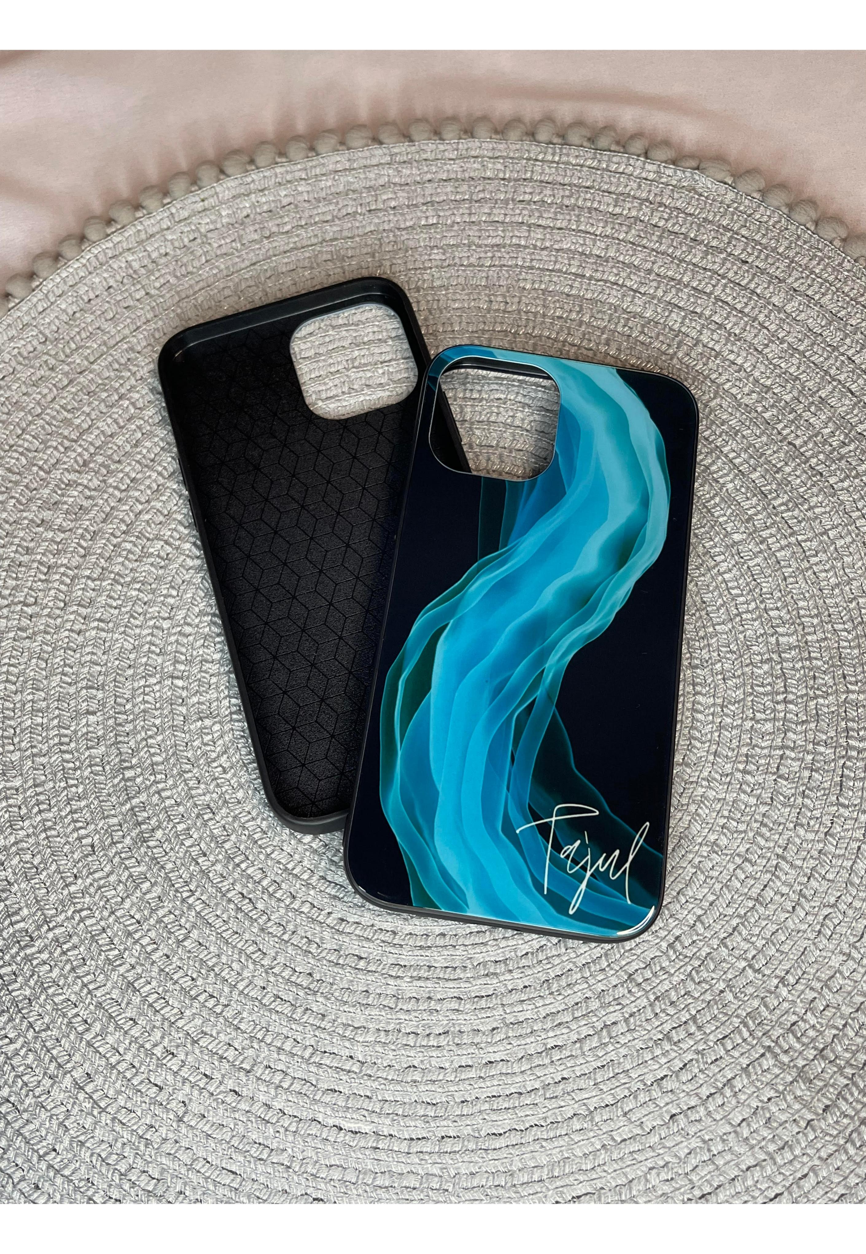 Wispy Ribbon Phone Case with Name