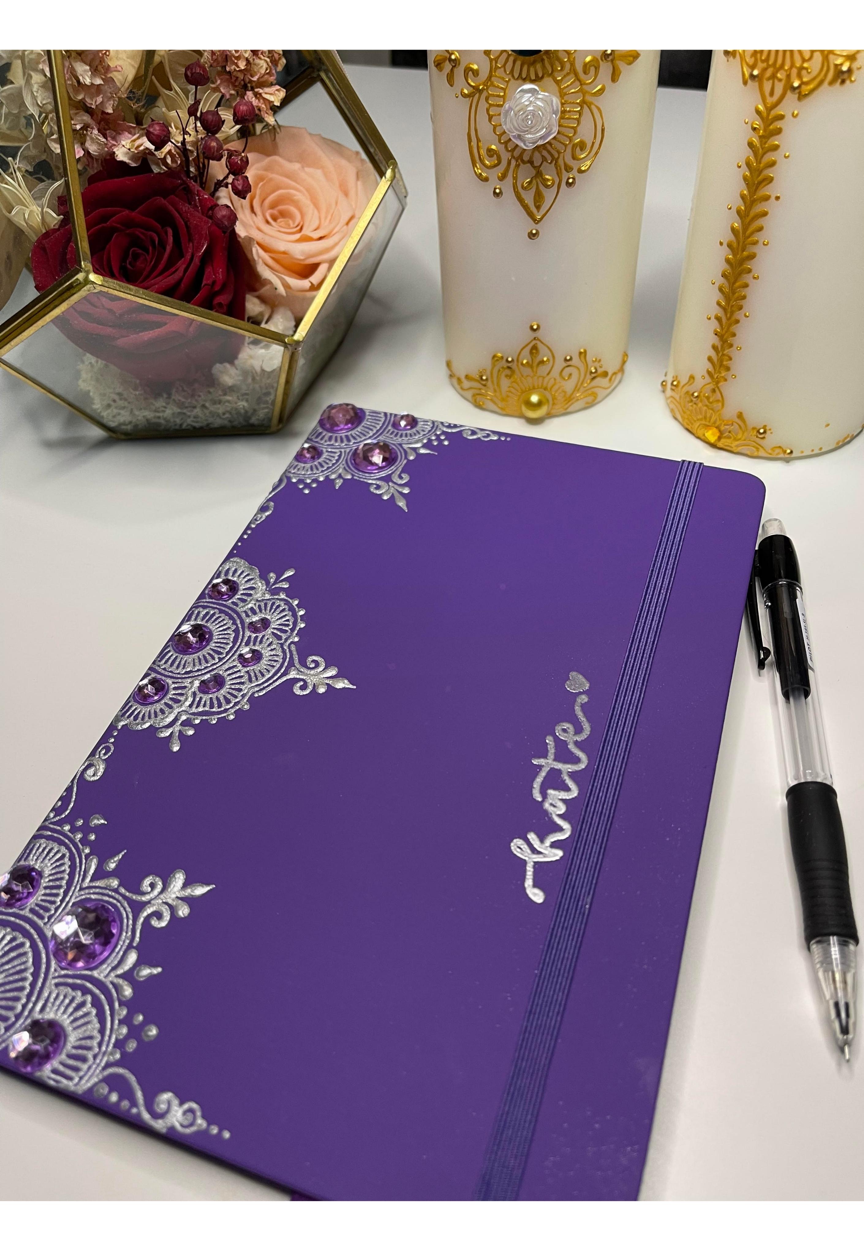 Simple Henna Design A5 Notebook