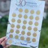 00054-1 Ramadan 30 days daily activity scratch card gift Islamic art