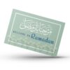 "Welcome Oh Ramadan" Card | Mint Green