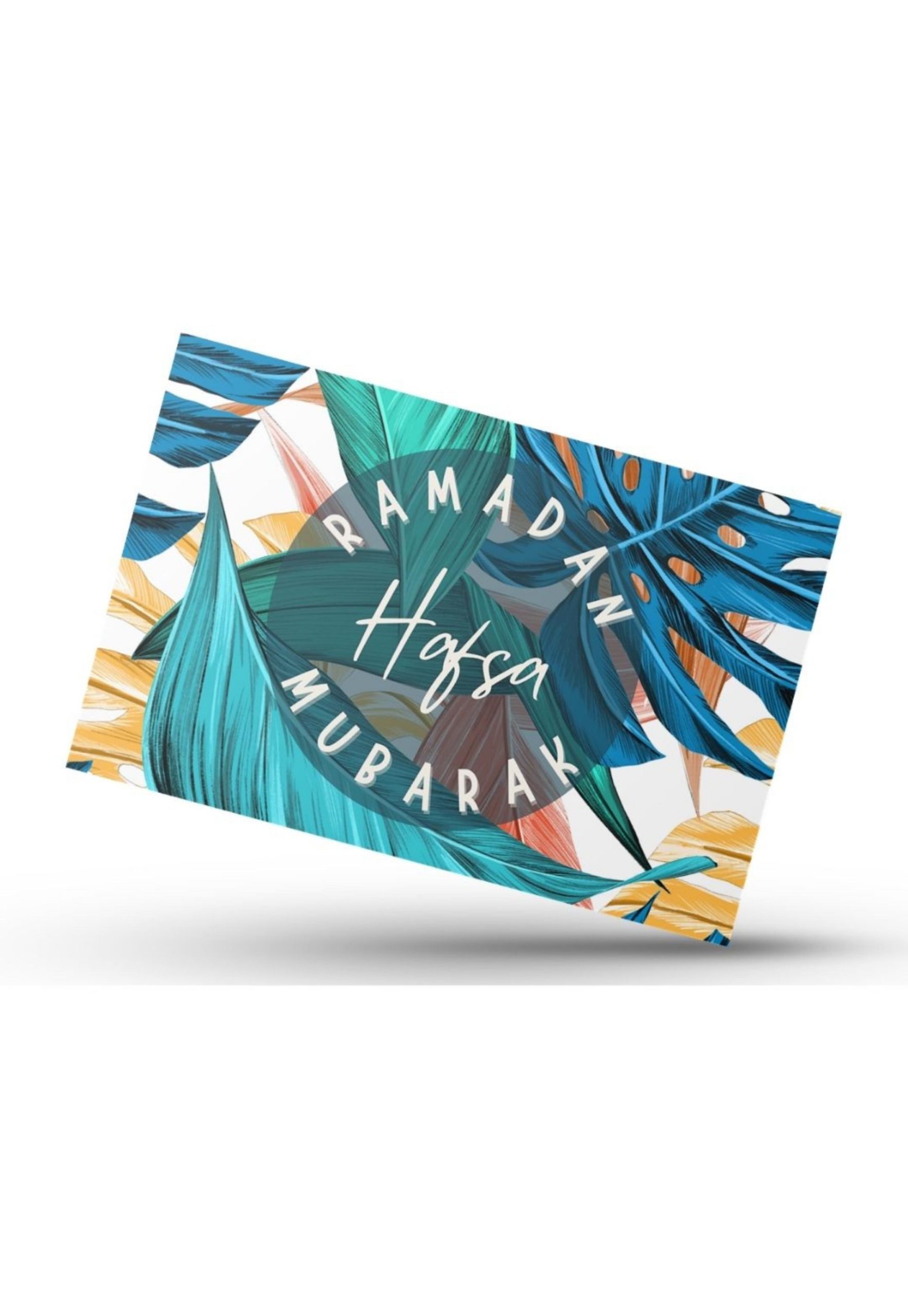 Personalised 'Ramadan Mubarak' Card