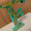 Ombré Henna Designed Wooden A-to-Z Alphabets | 13cm
