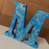 Henna Designed Wooden A-to-Z Alphabets | 13cm