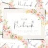 Pink Floral Eid Card