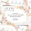 Pink Floral Eid Card