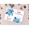 Blue Floral Eid Card