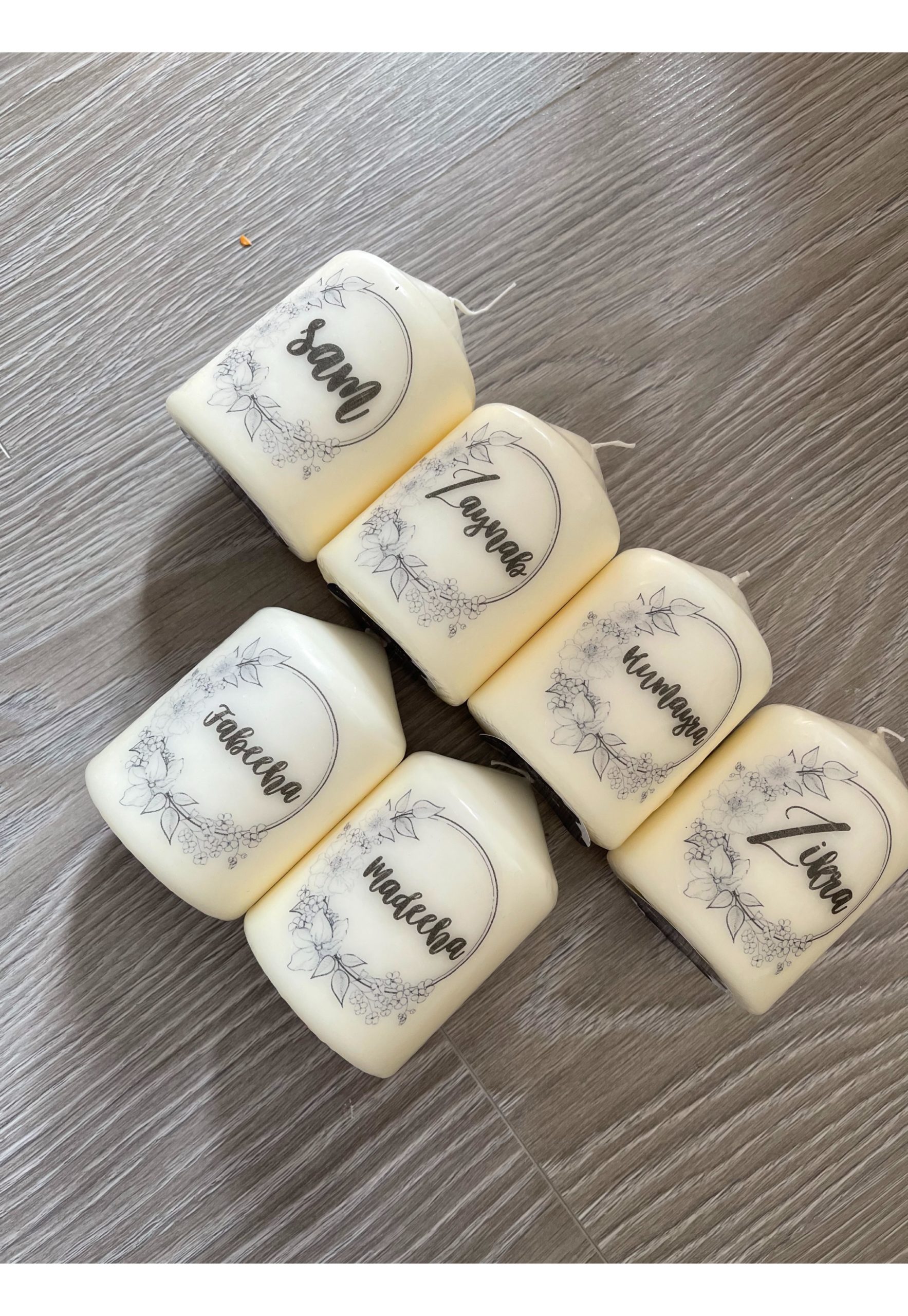 Personalised Pillar Candle