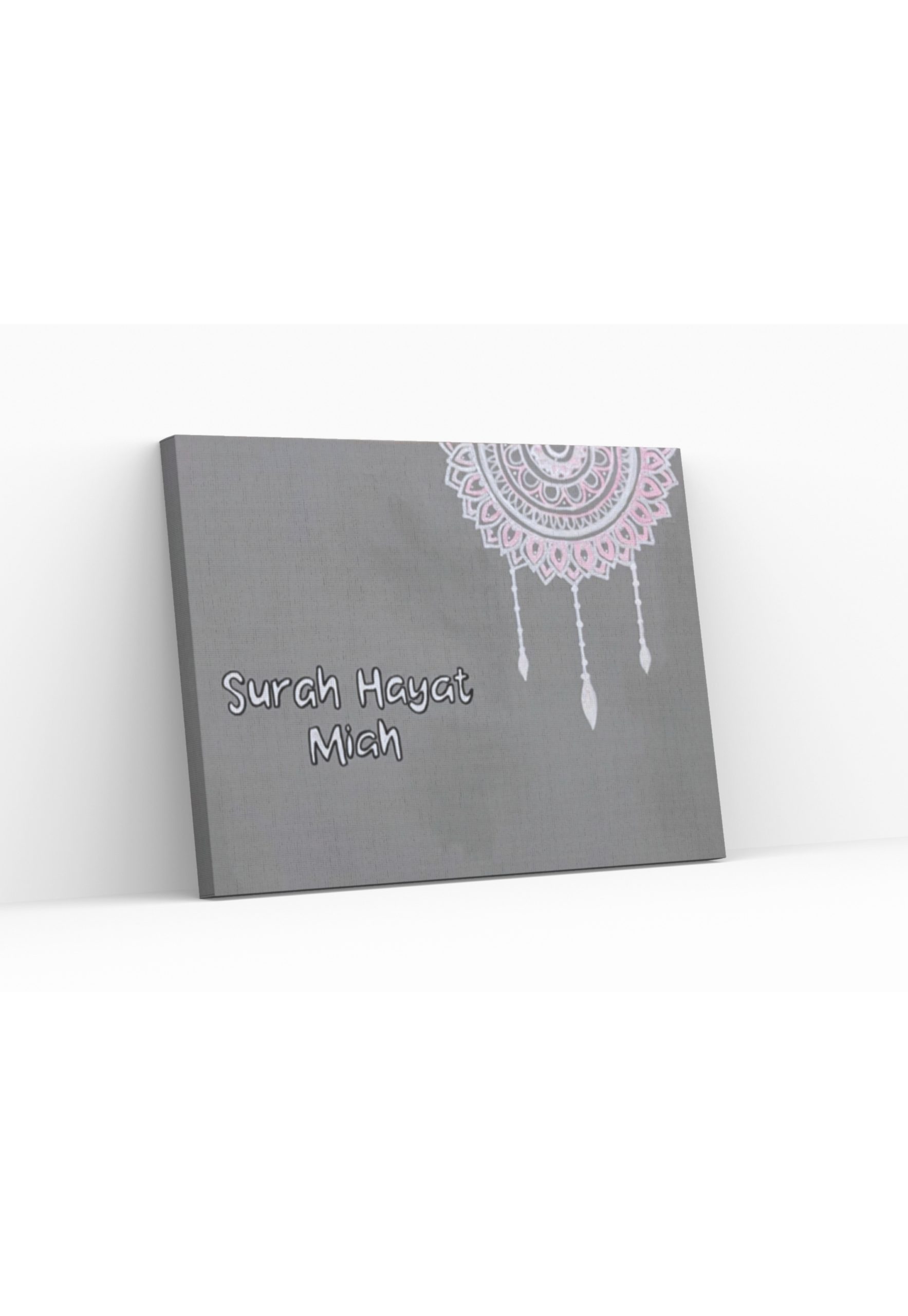 Personalised Name Mandala Canvas