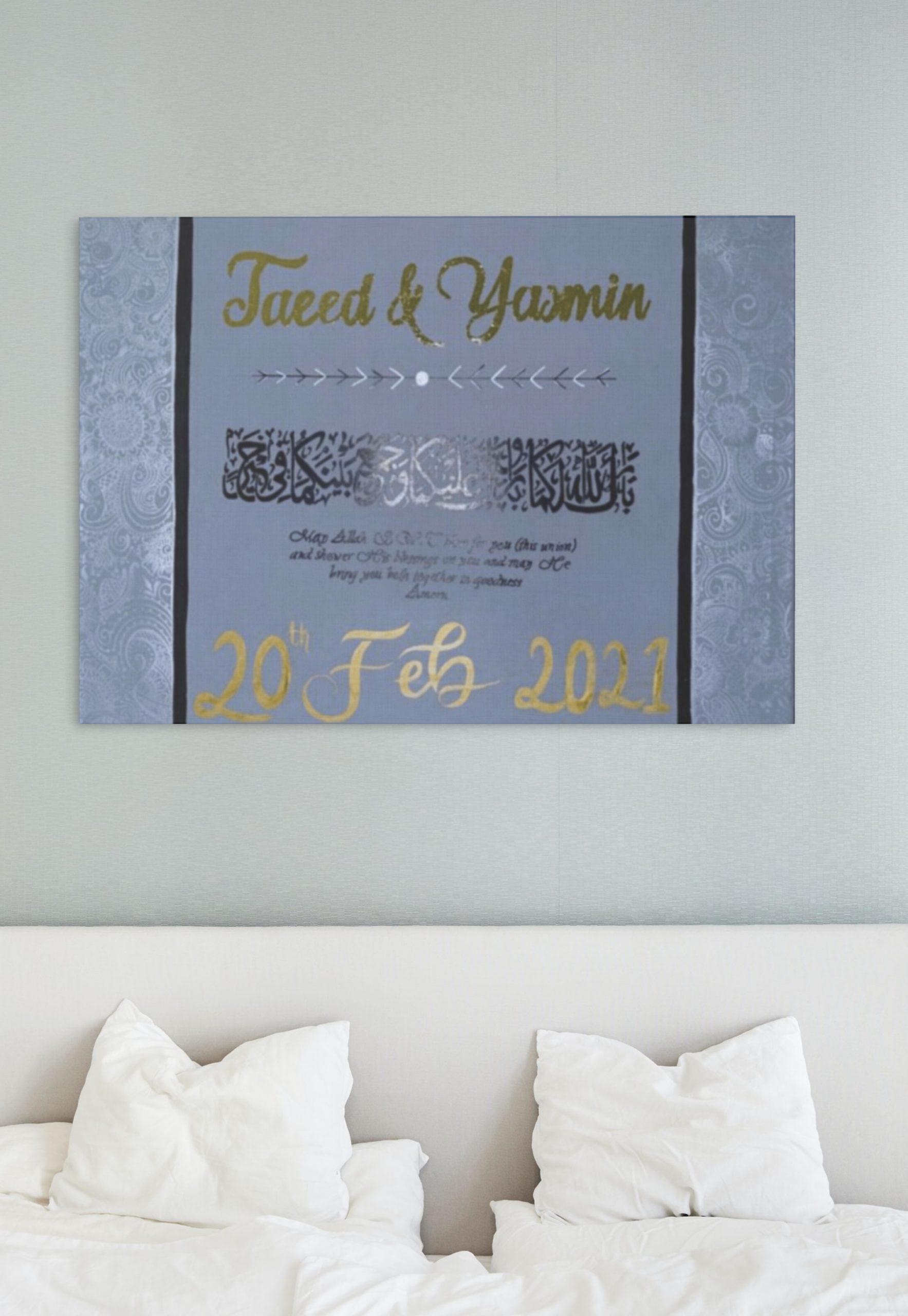 Couple's Nikkah Canvas
