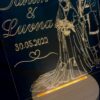 Engraved Wedding LED Light Stand