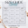 Size Guide "A Dream Come True" Personalised Baby Grow
