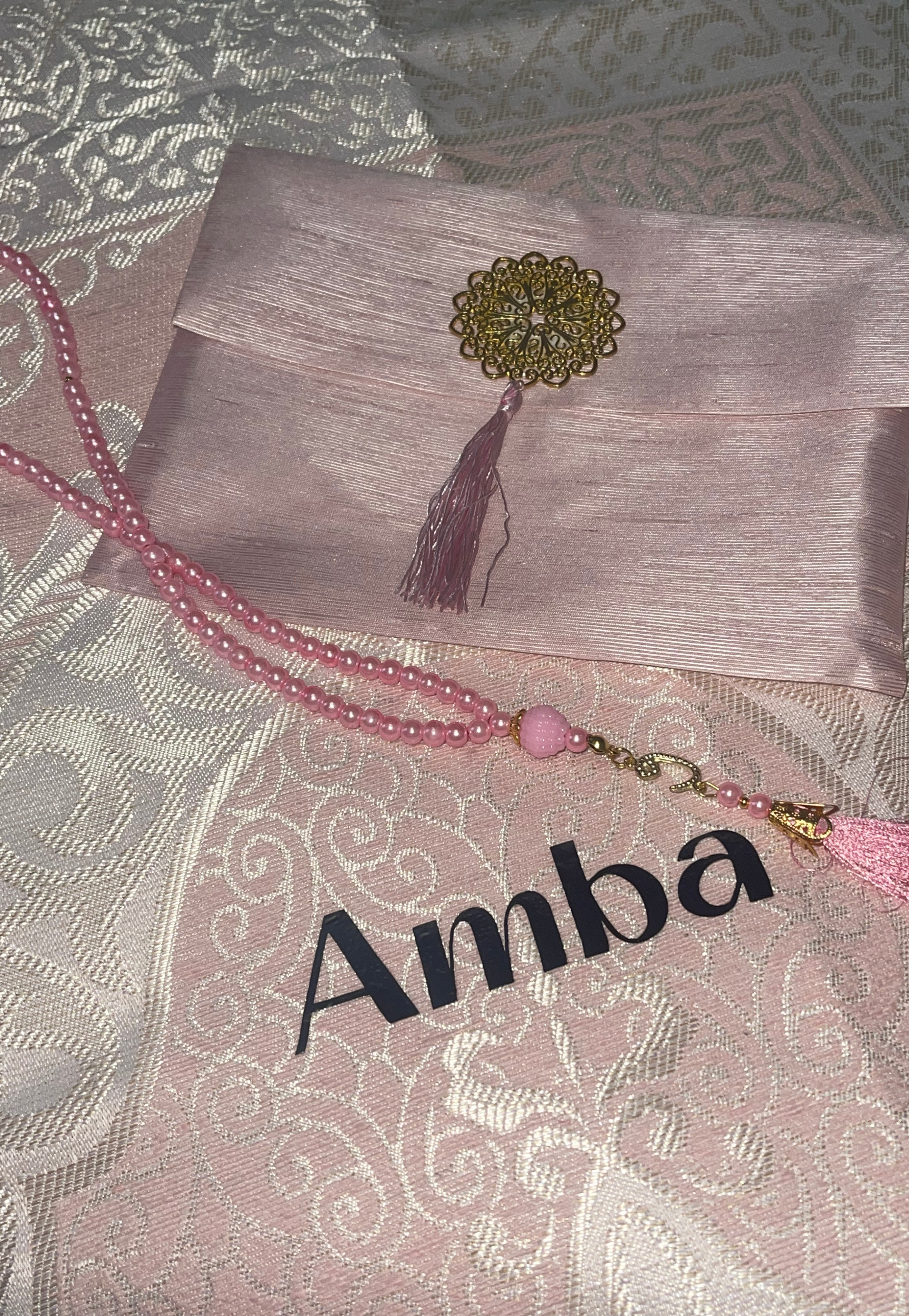 Personalised Prayer Mat + Bag Set