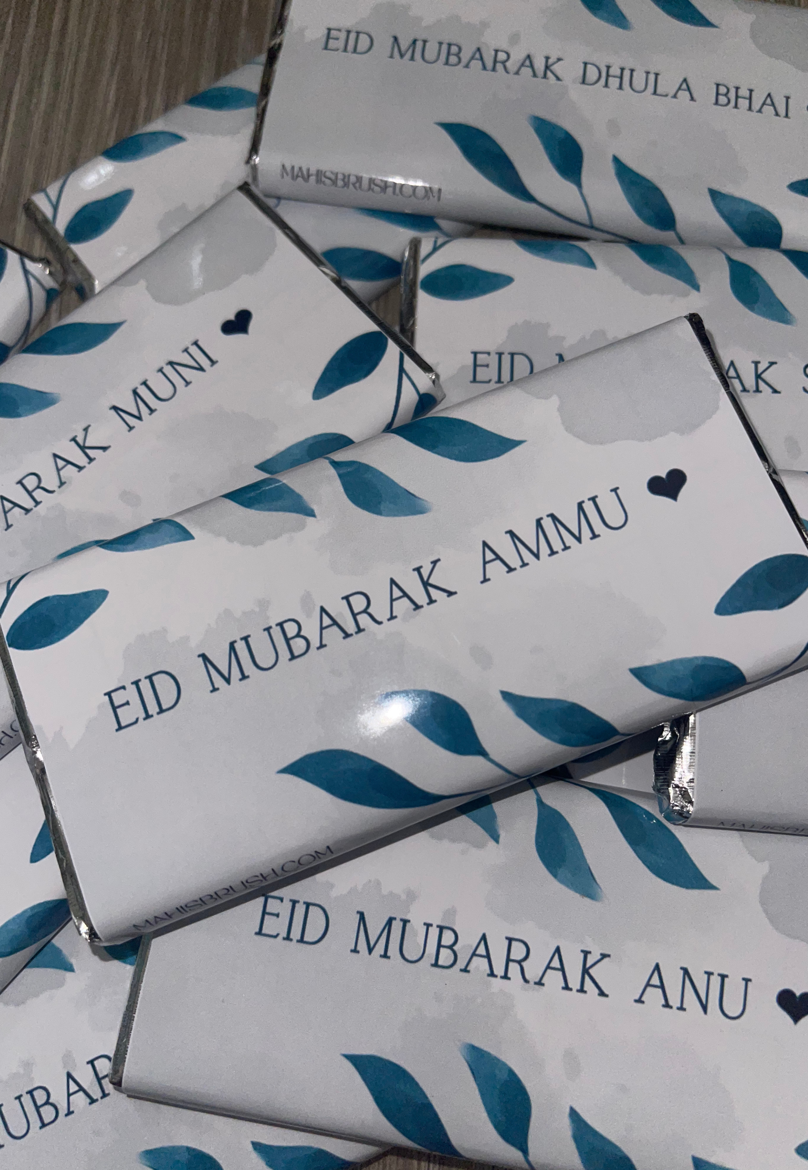 Personalised Eid Mubarak Chocolate Bar | 2023