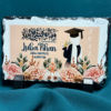Floral Graduation Rock Slate | 10 x 15 cm