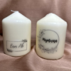 Personalised Pillar Candle