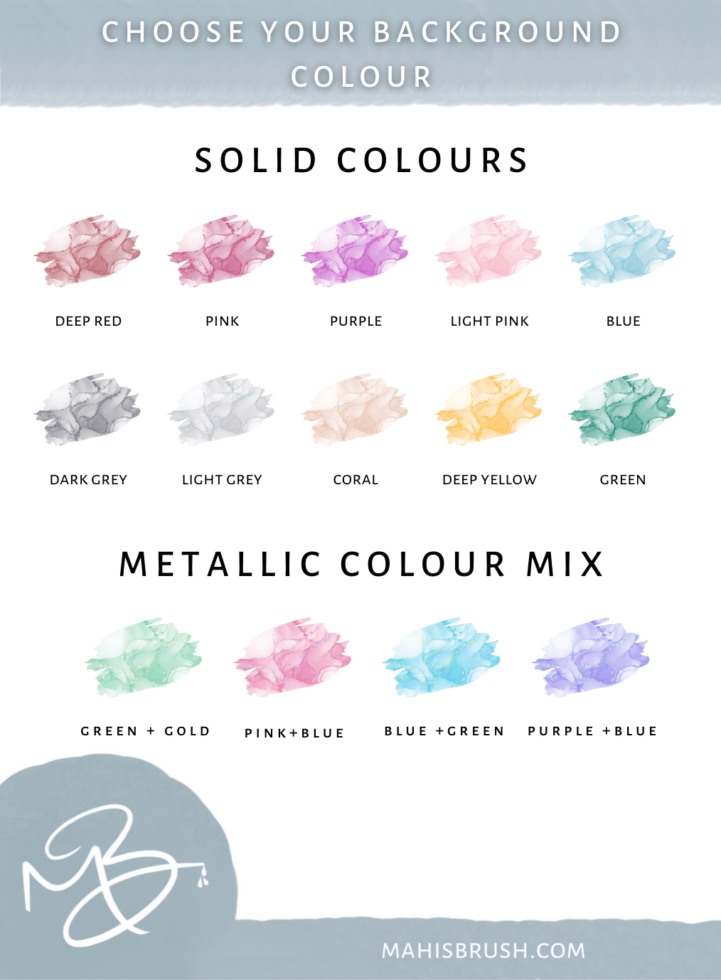 Personalised Alcohol Ink Slate Plaque | 9 x 9 cm