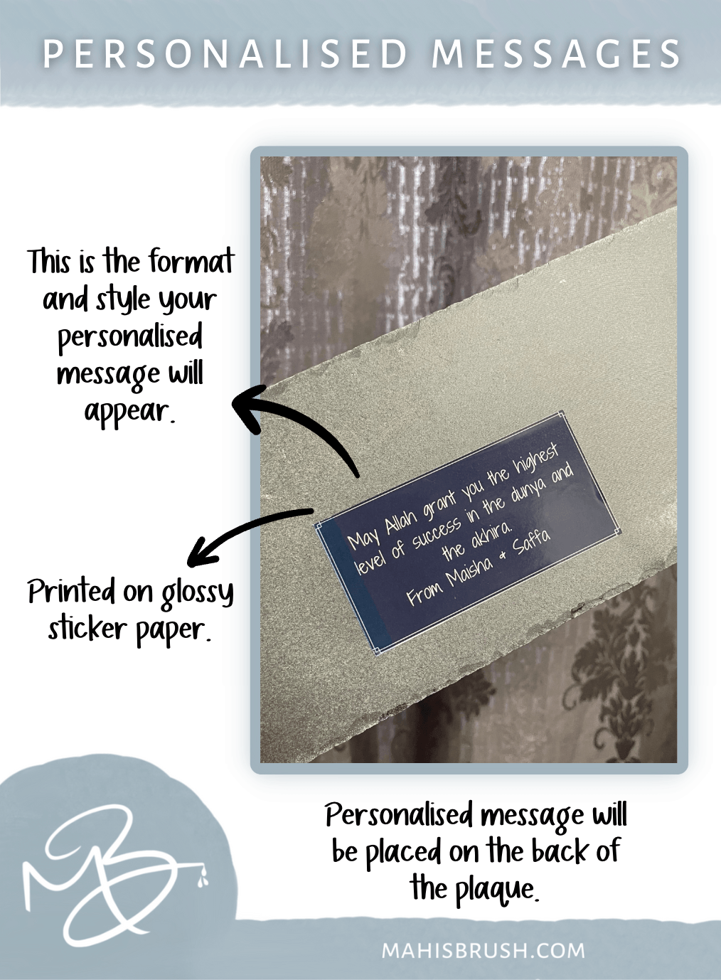 Hexagon Leaf Rock Slate Plaque | 9 x 9 cm