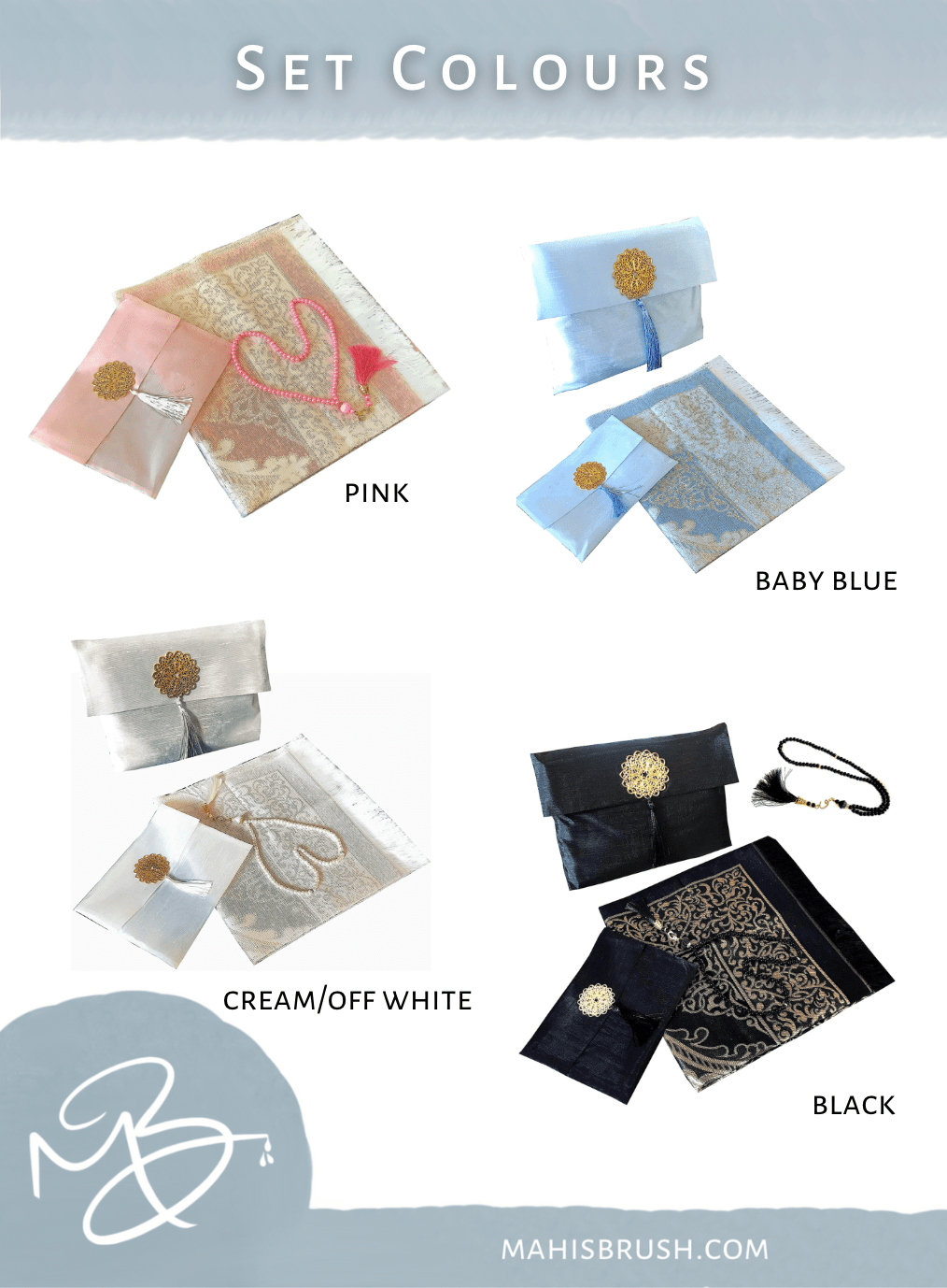 Personalised Prayer Mat + Bag Set