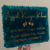 Acrylic Baby Plaque | 20 x 25 cm