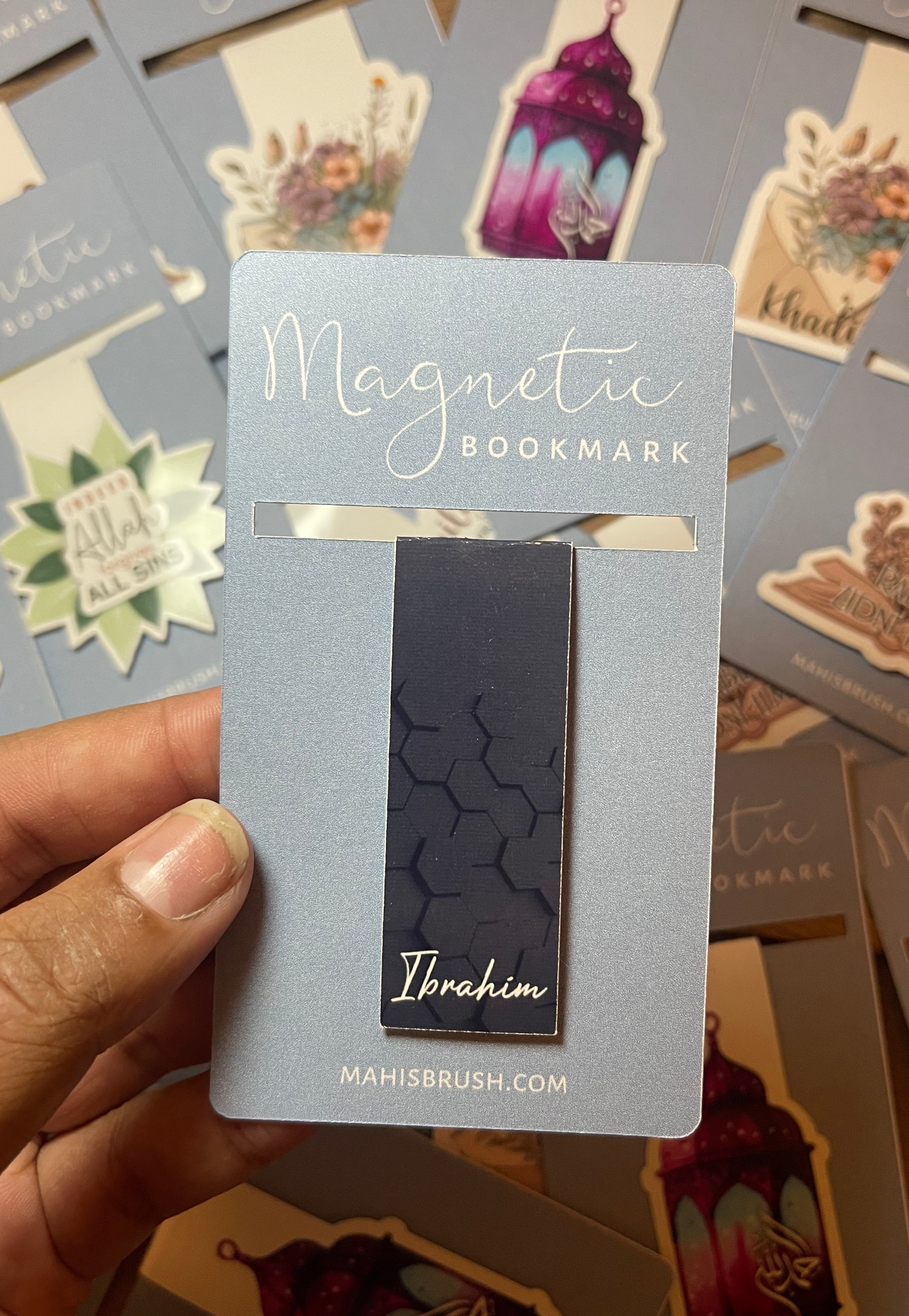 Hexagonal Personalised Magnetic Bookmark