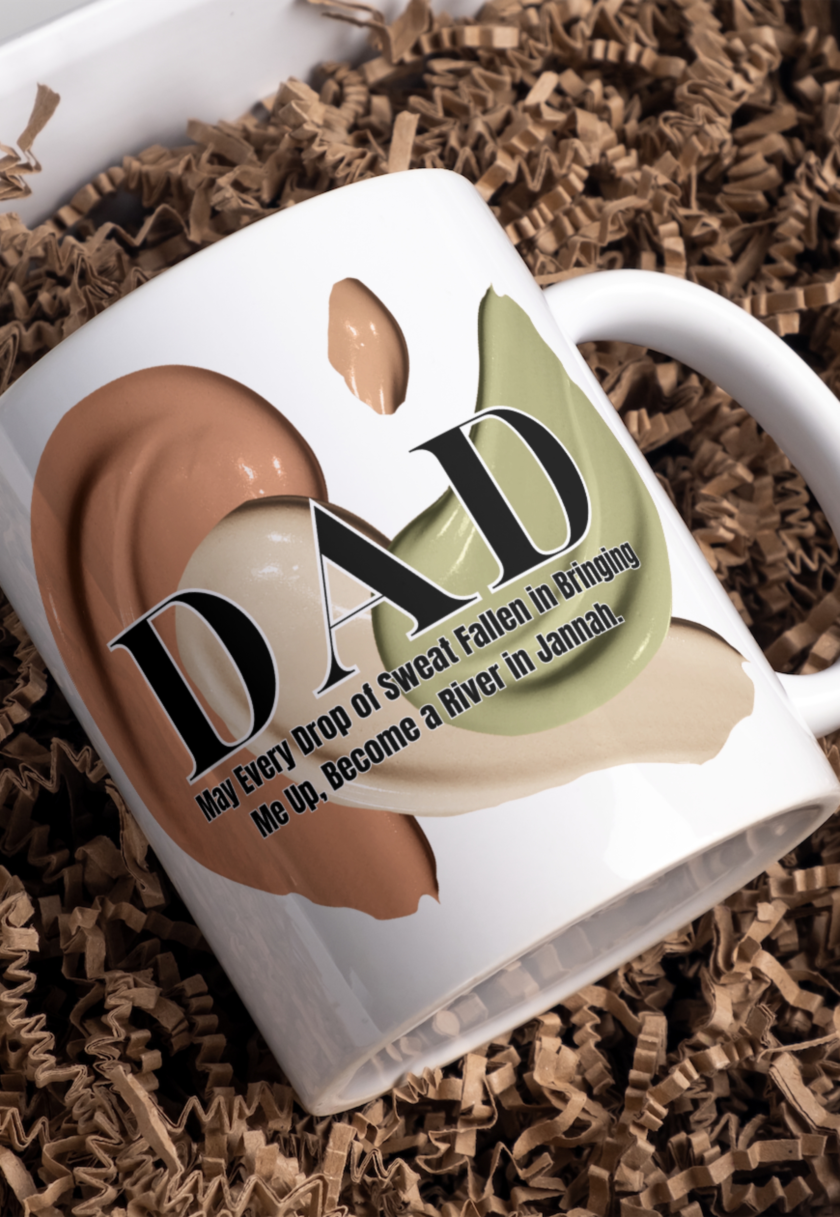 3D Paint Stroke Dad Mug | 11oz