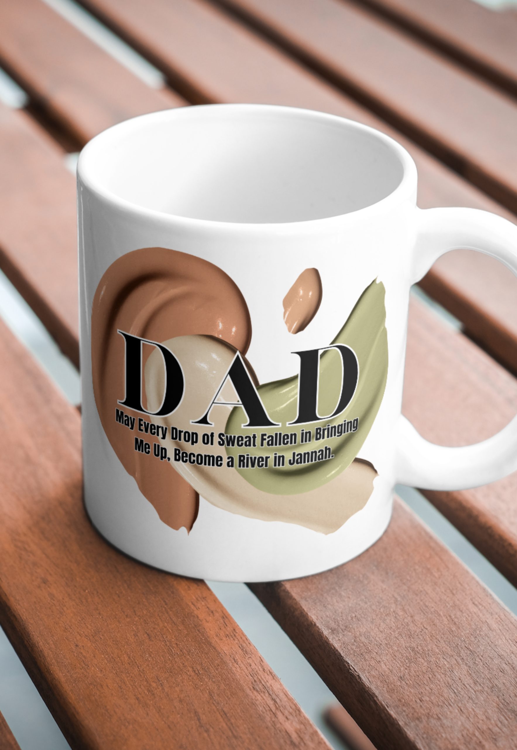 3D Paint Stroke Dad Mug | 11oz