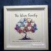 Colourful Family Tree 3D Frame