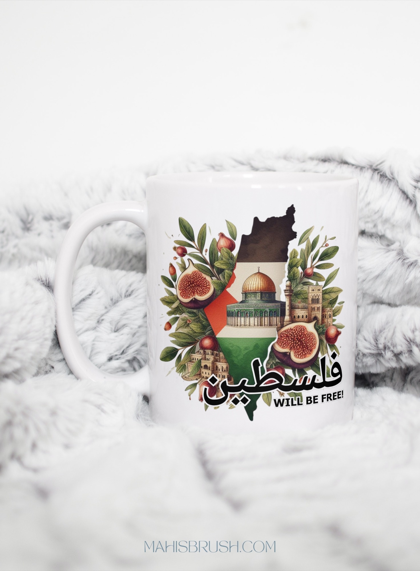 Palestine Inspired Coloured Mug | 11 oz