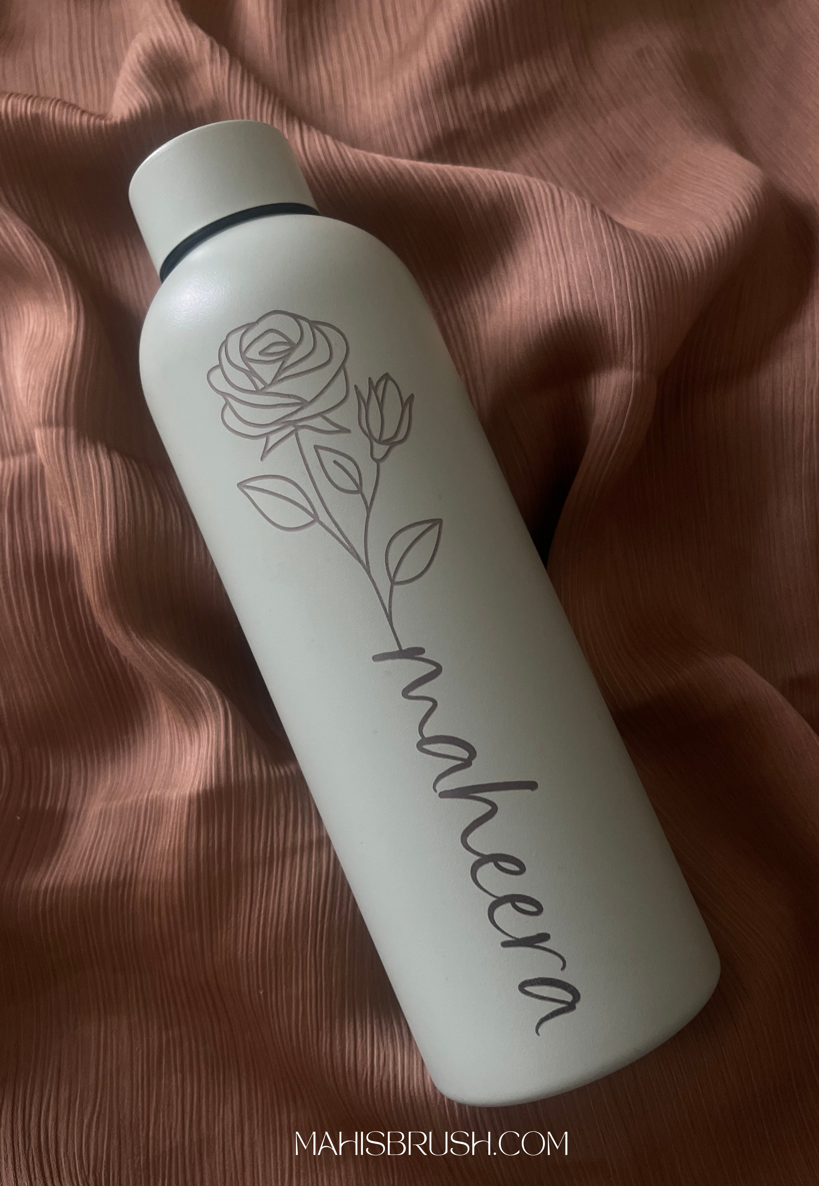 Personalised Flower Water Bottle | 500 ml