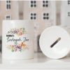 00178-1 Personalised Floral Sadaqah Jar