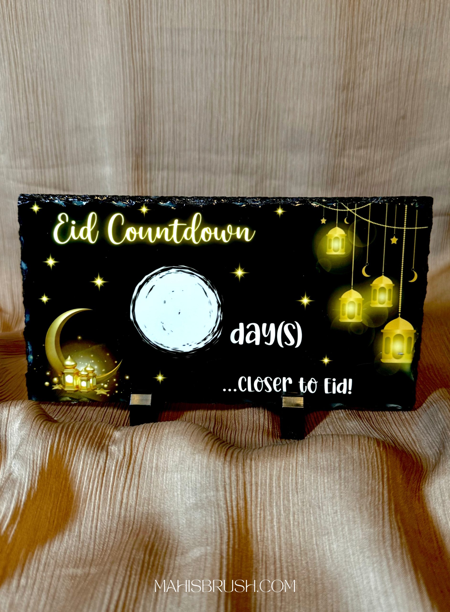 Eid Countdown Plaque | 22 x 12 cm