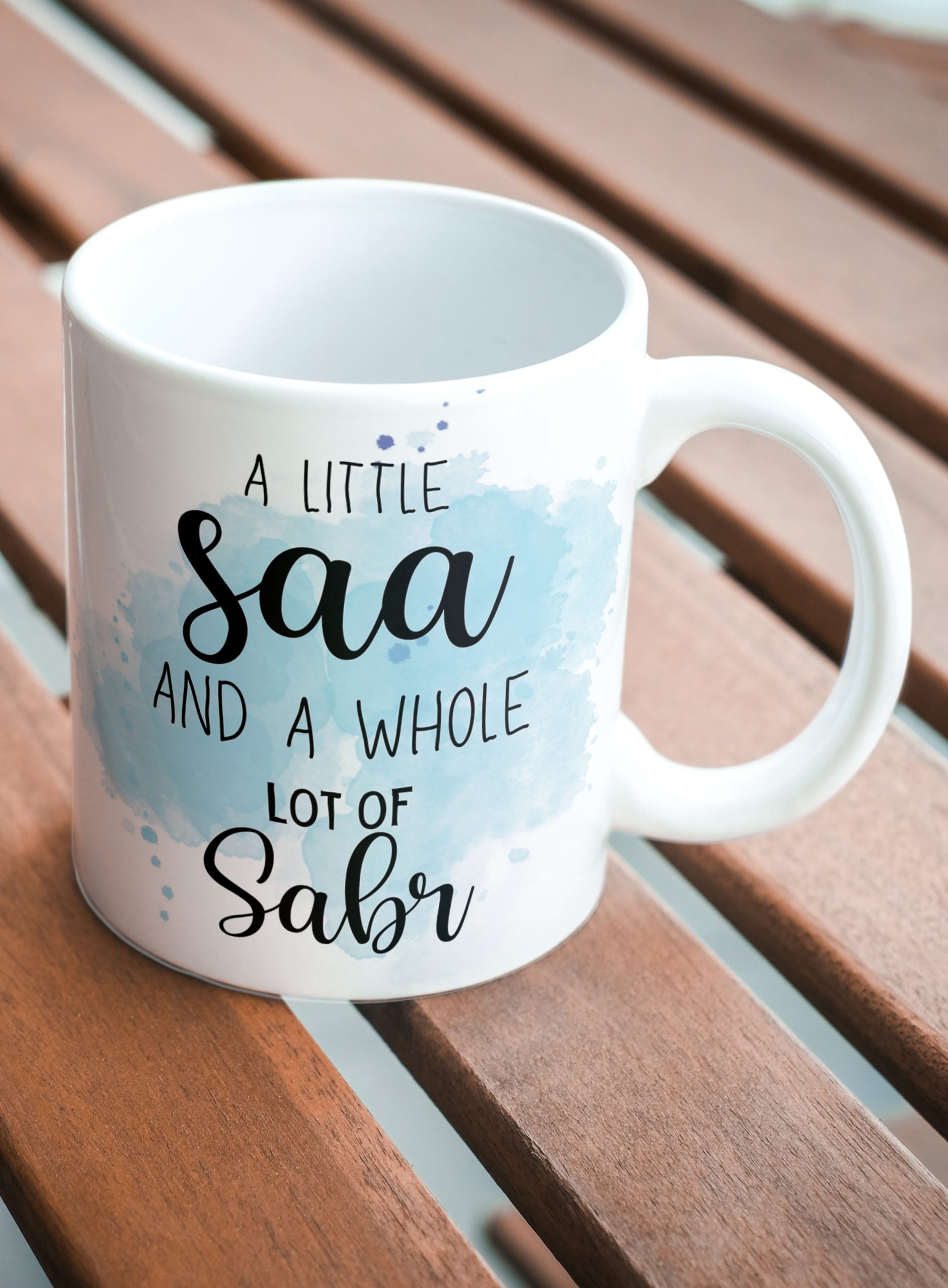 "A Little Saa and A Whole Lot of Sabr" Mug | 11 oz