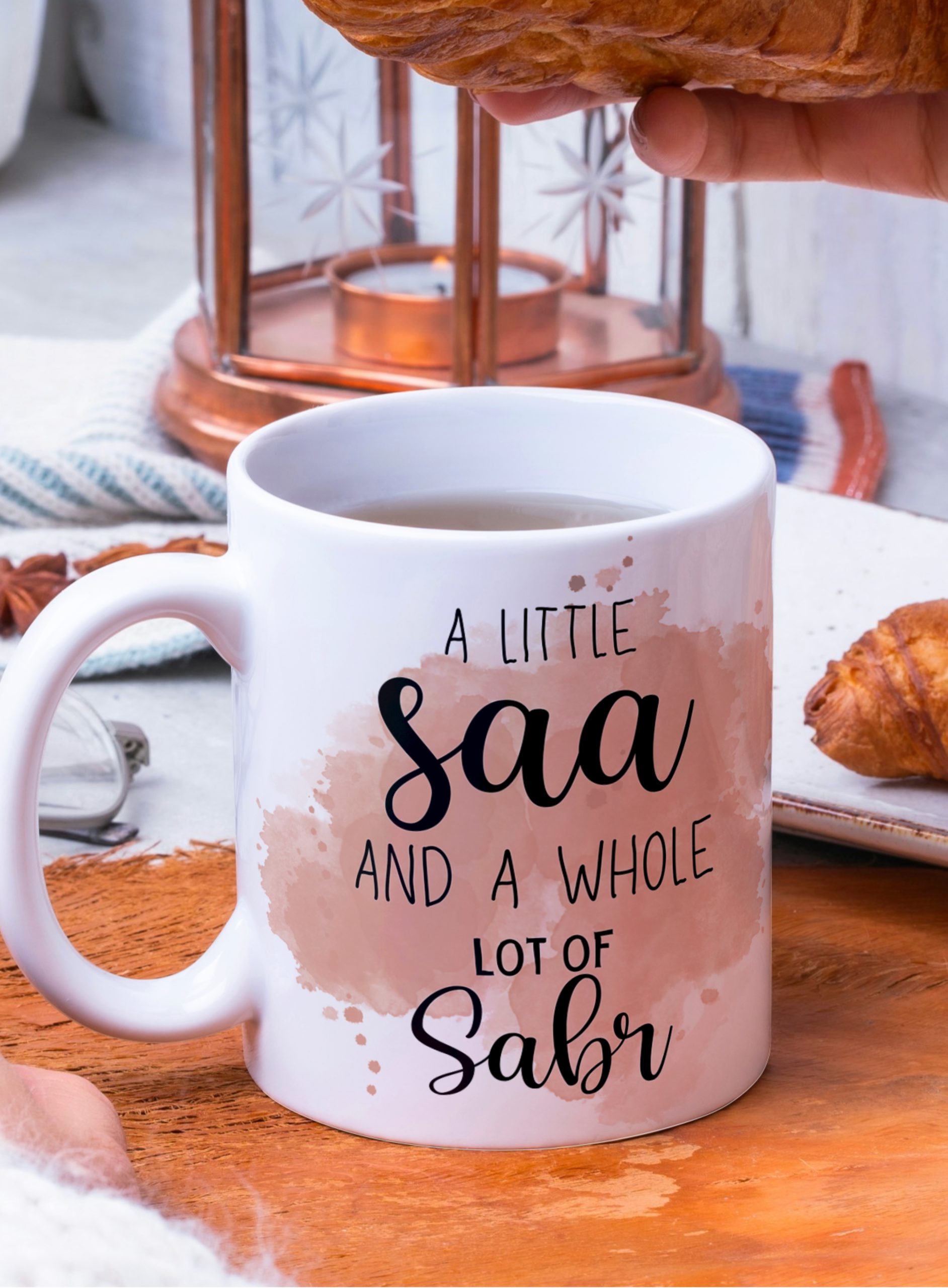 "A Little Saa and A Whole Lot of Sabr" Mug | 11 oz