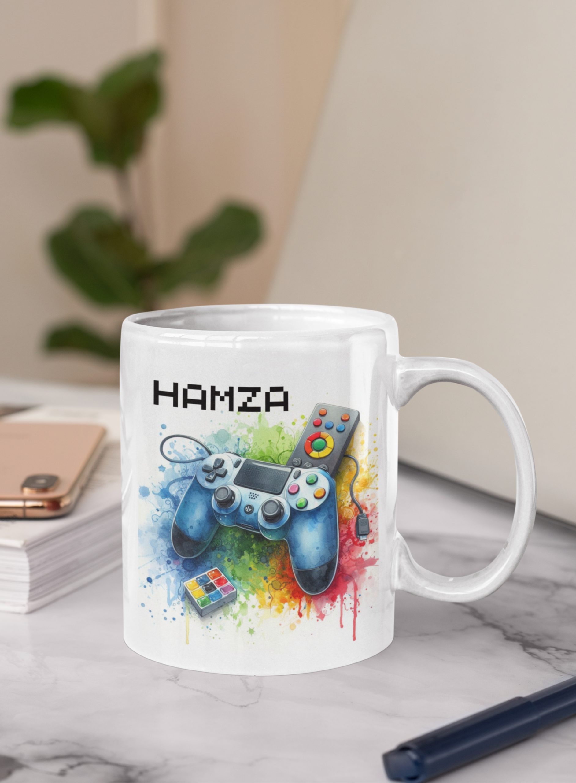 00195 Personalised Gamers Mug | 11 oz