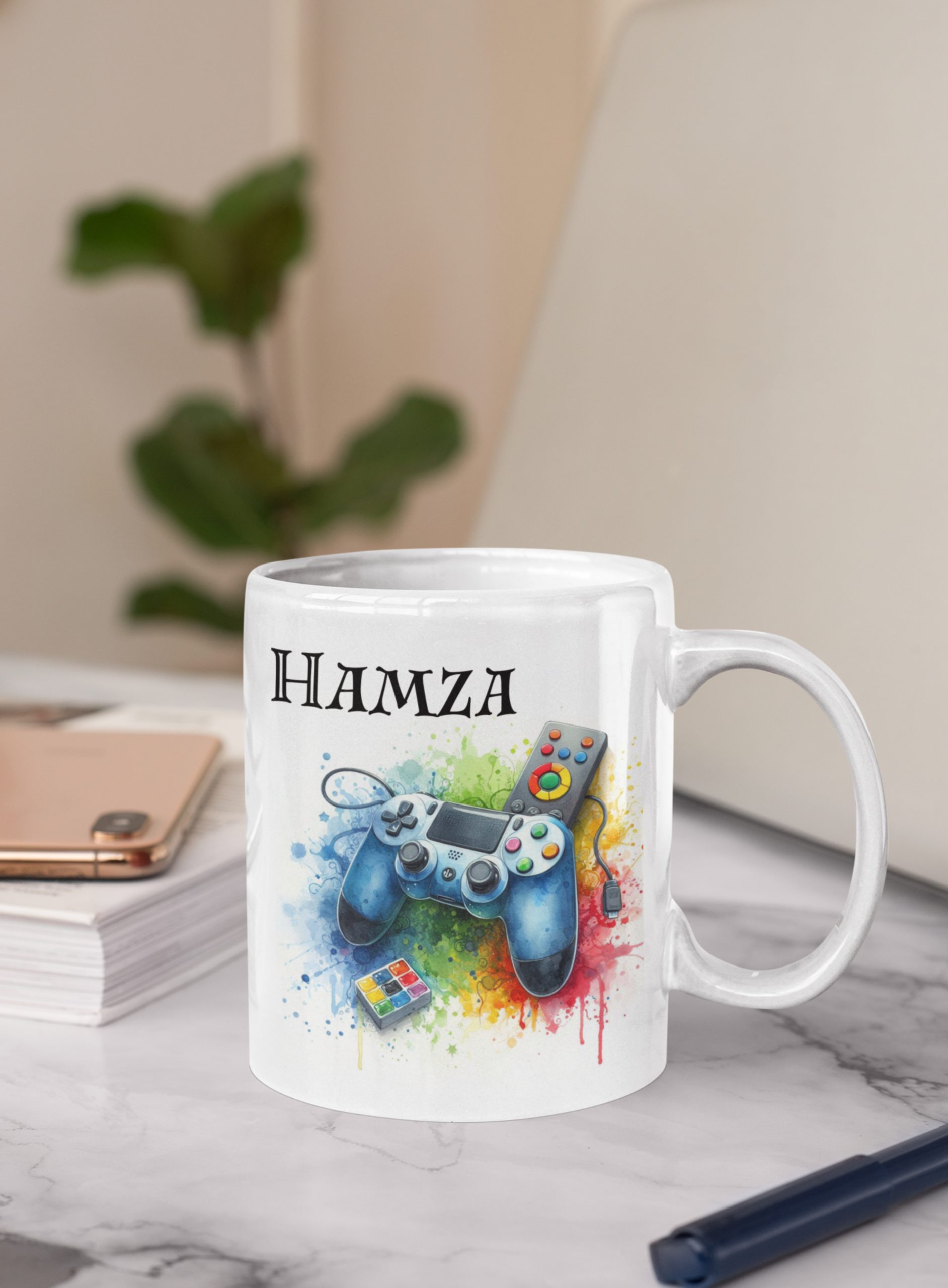 00195-1 Personalised Gamers Mug | 11 oz