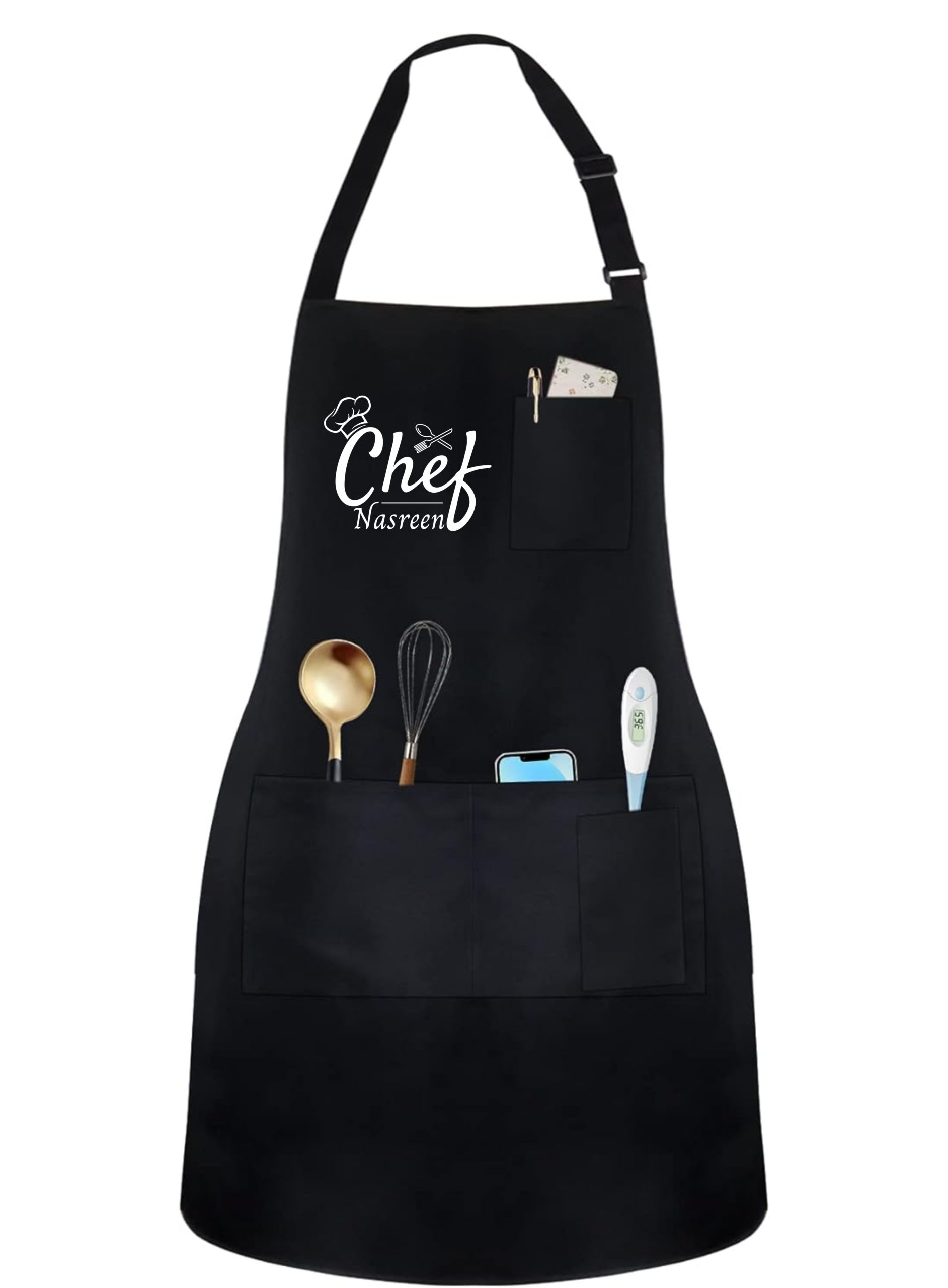 Personalised Chef Apron | 4 Pockets