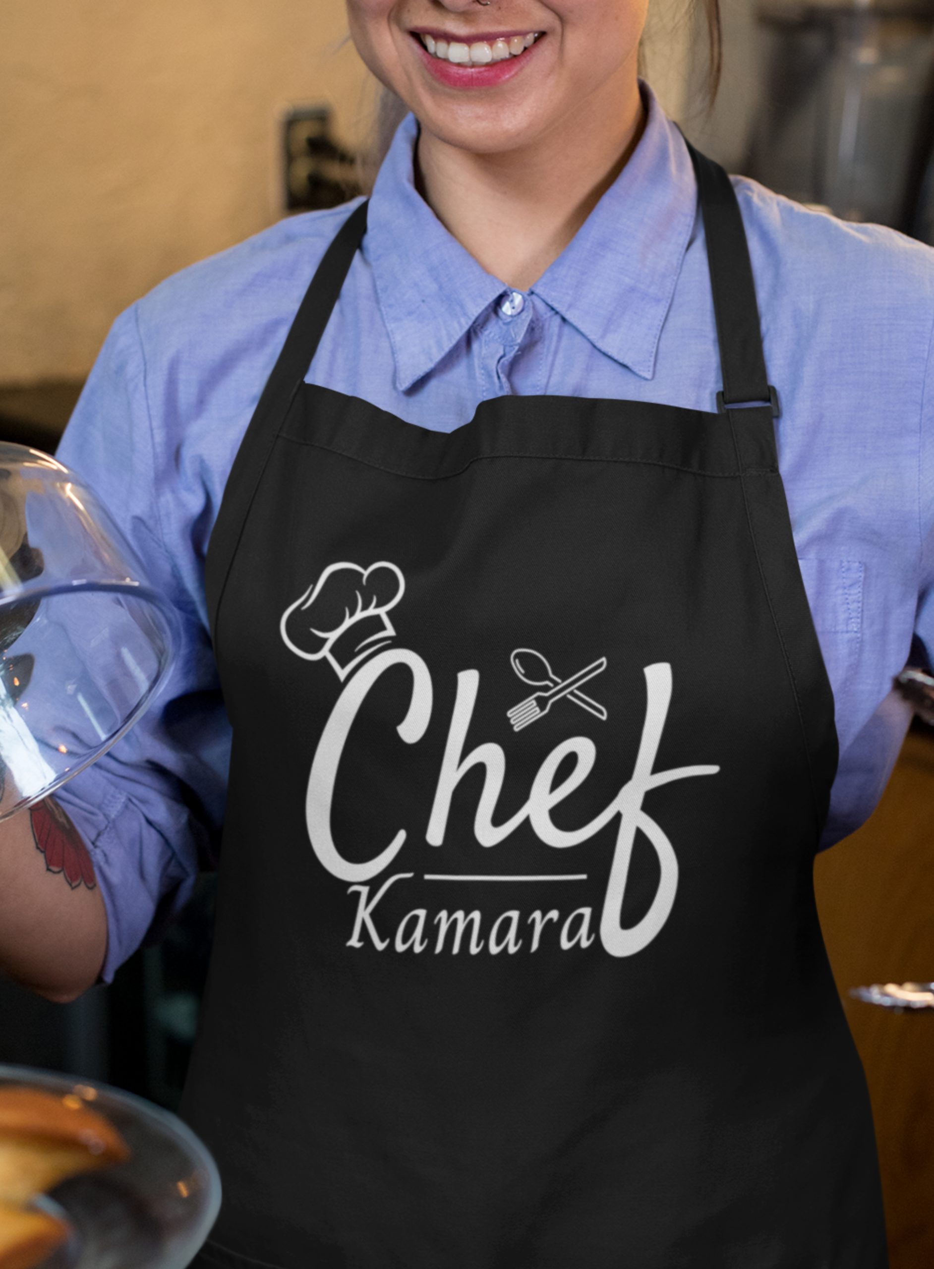 Personalised Chef Apron | 2 Pockets